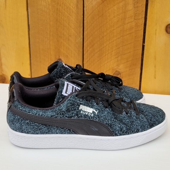 New puma Suede Elemental Hairy Wool Training Sneakers Sz 9 - Picture 3 of 16